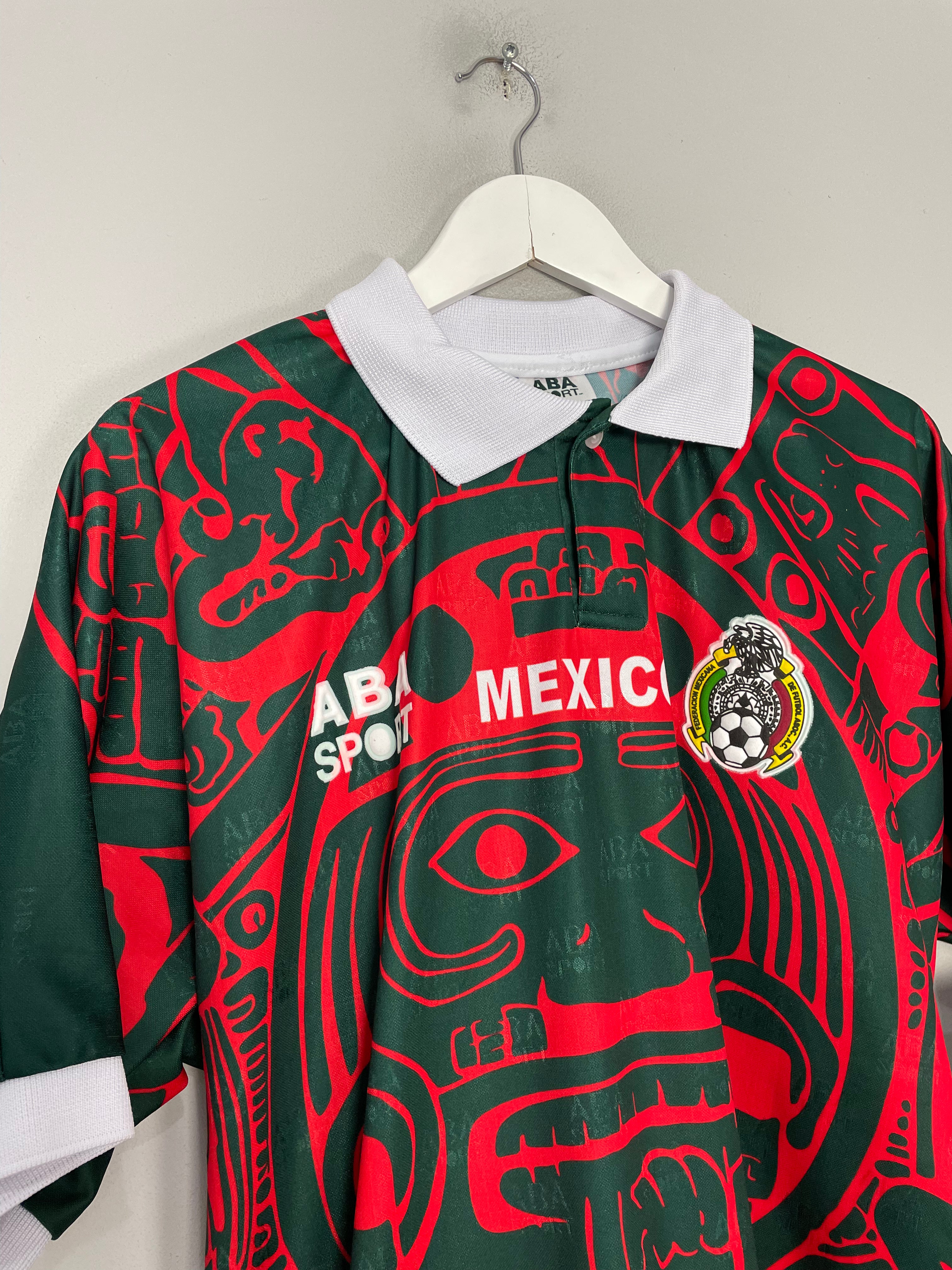 Shop 1998 Mexico *Reissue* Third (Multiple Sizes) ABA Sport, classic football shirts, vintage football shirts & retro soccer jerseys at Cult Kits