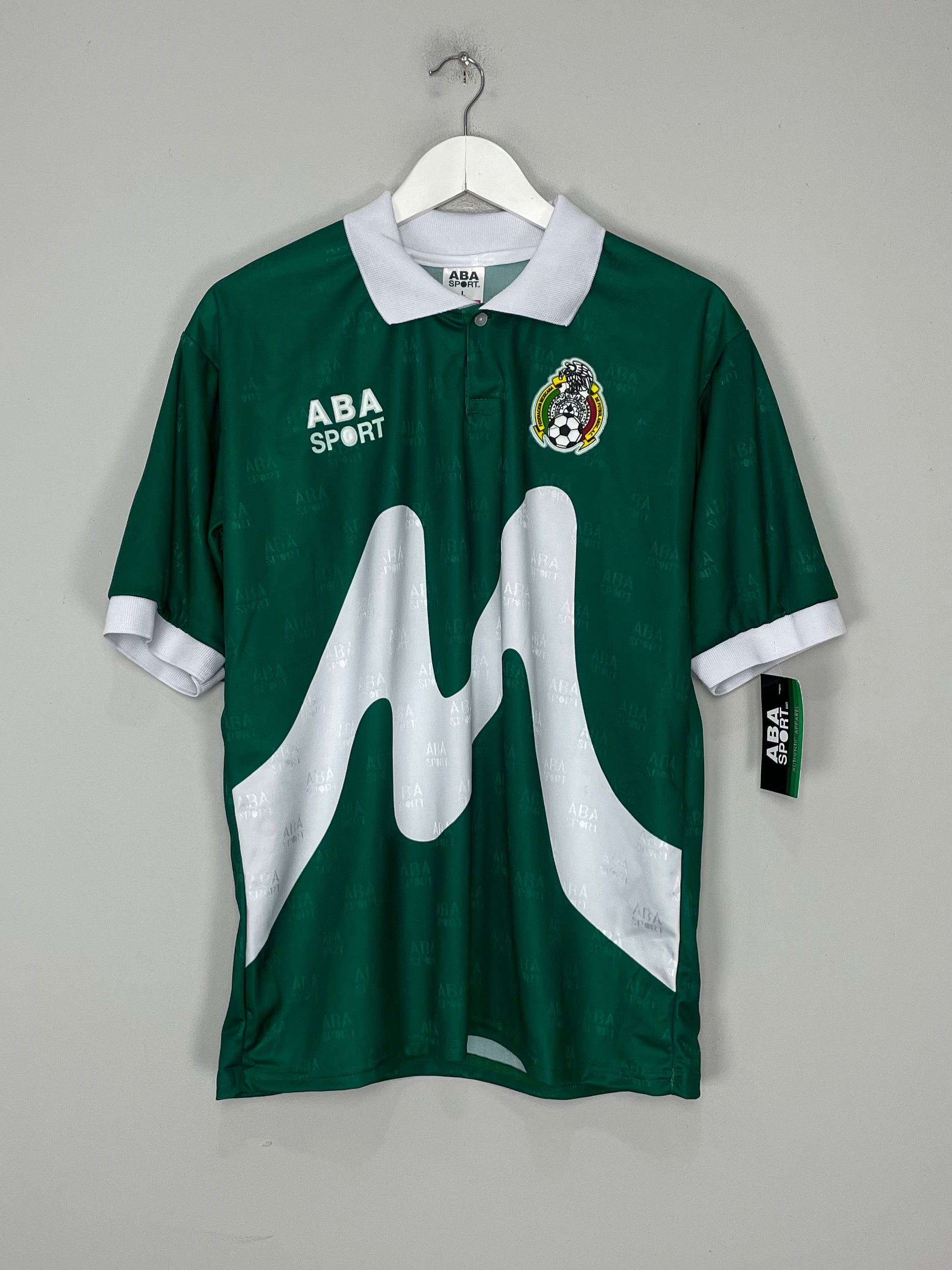 Shop 1995 Mexico *Reissue* Home (Multiple Sizes) ABA Sport, classic football shirts, vintage football shirts & retro soccer jerseys at Cult Kits
