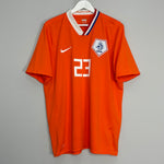Shop 2008/10 NETHERLANDS VAN DER VAART #23 HOME SHIRT (XL) NIKE, classic football shirts, vintage football shirts & retro soccer jerseys at Cult Kits