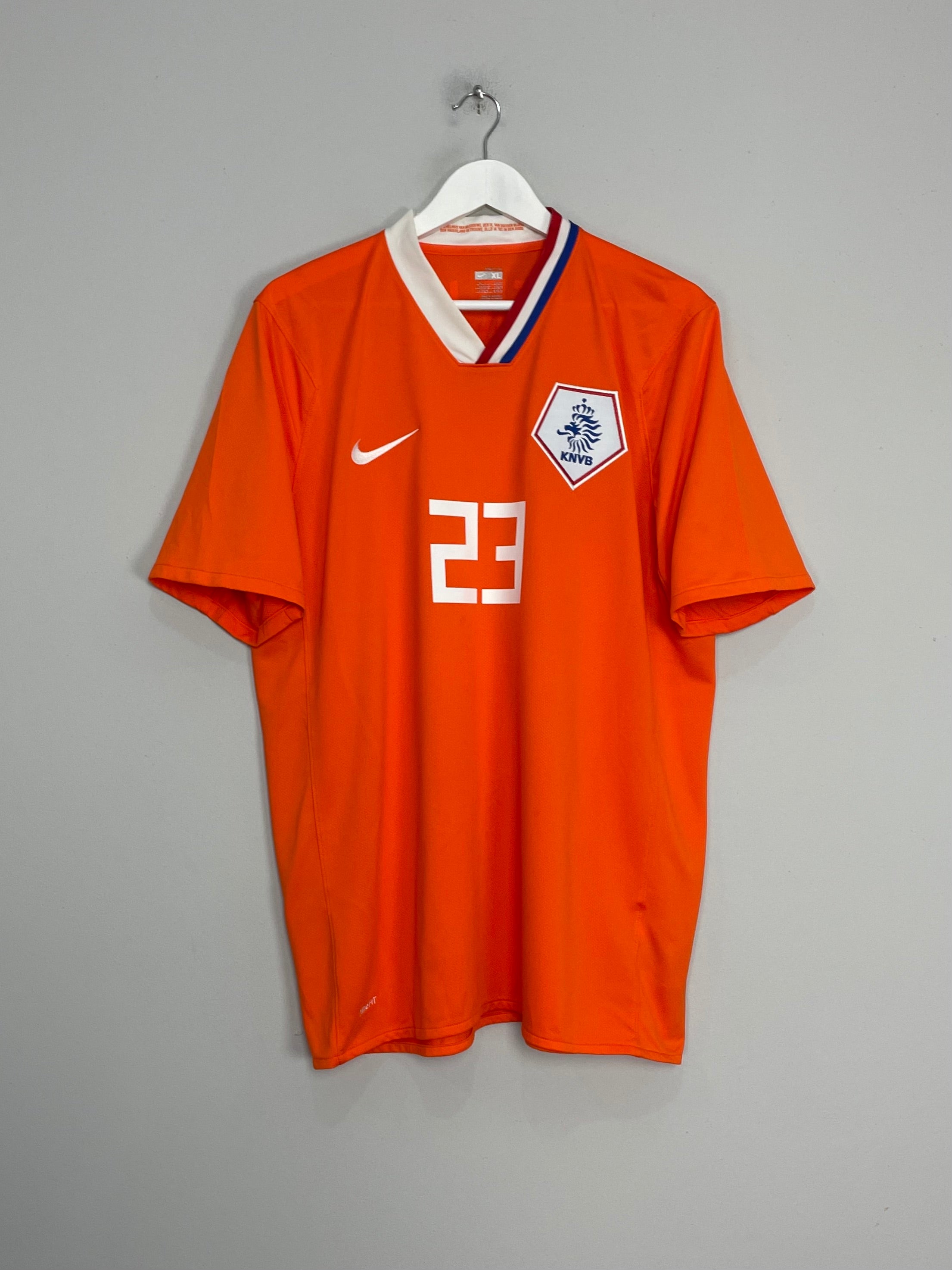 Shop 2008/10 NETHERLANDS VAN DER VAART #23 HOME SHIRT (XL) NIKE, classic football shirts, vintage football shirts & retro soccer jerseys at Cult Kits