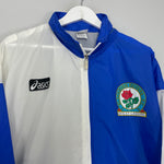 Shop 1992/94 BLACKBURN ROVERS WINDBREAKER (M) ASICS, classic football shirts, vintage football shirts & retro soccer jerseys at Cult Kits