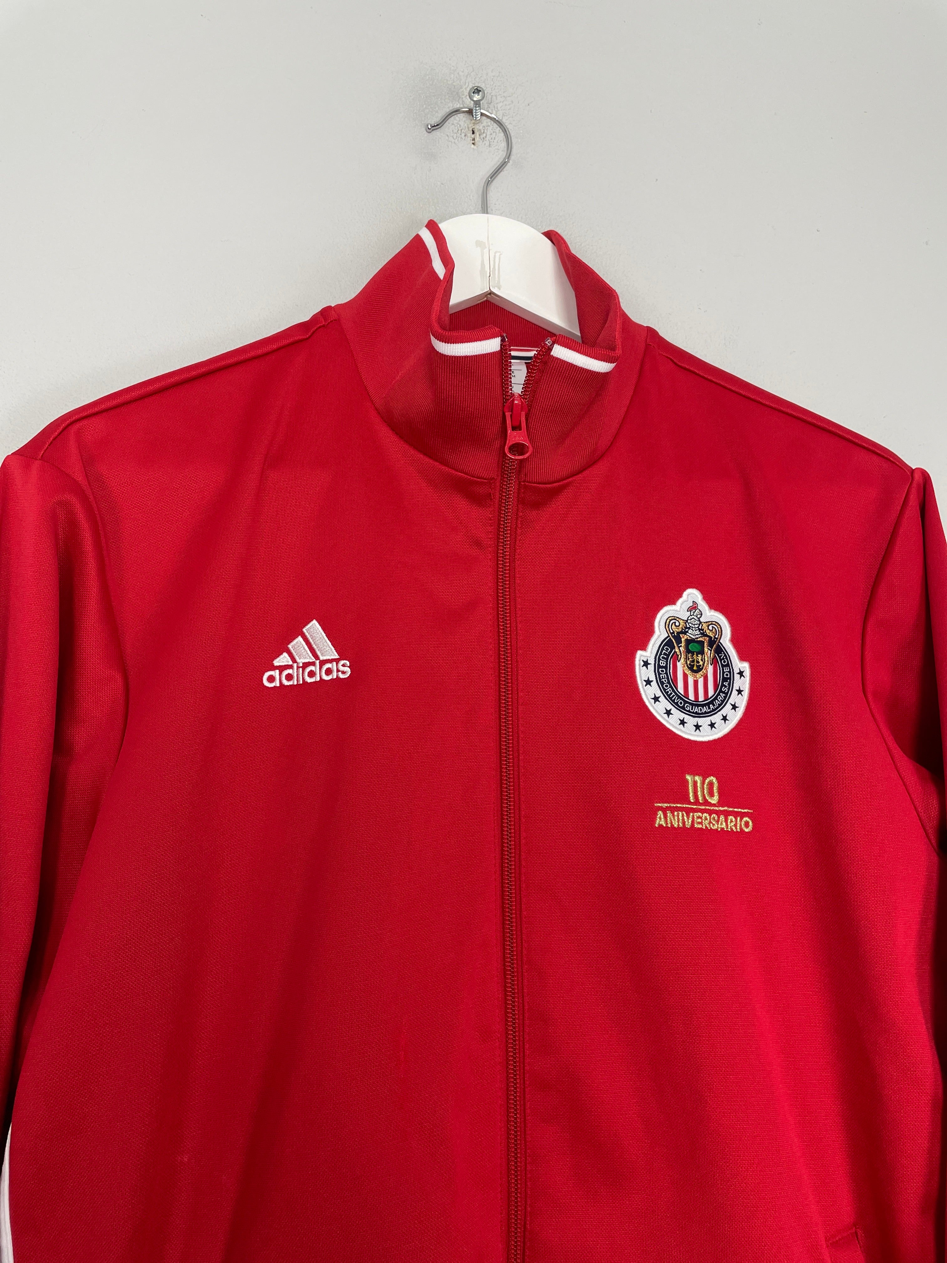 Shop 2016/17 CHIVAS GUADALAJARA *110 YEAR* TRACK JACKET (M) ADIDAS, classic football shirts, vintage football shirts & retro soccer jerseys at Cult Kits