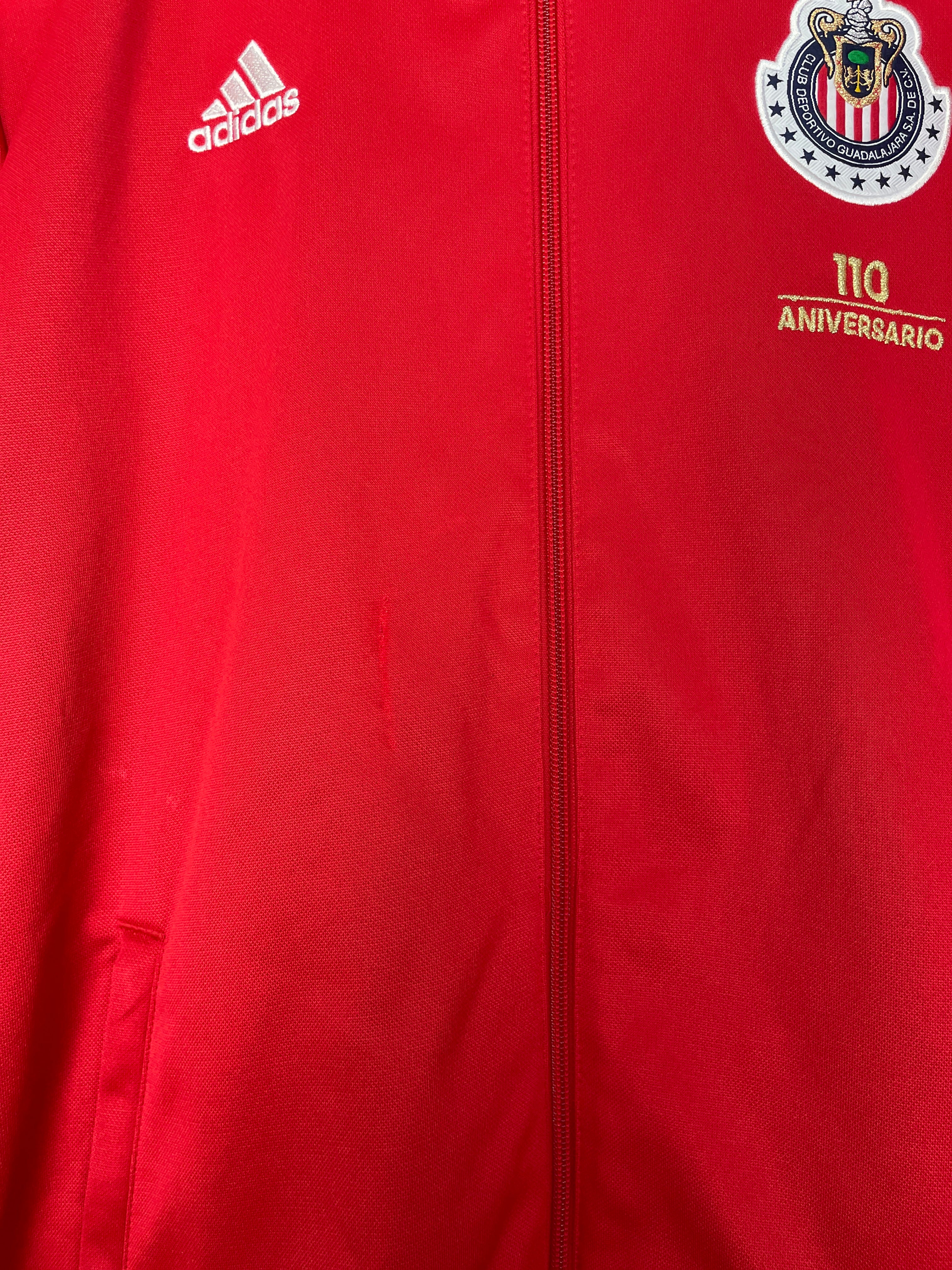 Shop 2016/17 CHIVAS GUADALAJARA *110 YEAR* TRACK JACKET (M) ADIDAS, classic football shirts, vintage football shirts & retro soccer jerseys at Cult Kits