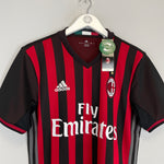 Shop 2016/17 AC MILAN *BNWT* HOME SHIRT (S) ADIDAS, classic football shirts, vintage football shirts & retro soccer jerseys at Cult Kits