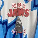 Shop 1992 JAWS X JAPANESE MOVIE MASHUP SHIRT (L) PIENNE, classic football shirts, vintage football shirts & retro soccer jerseys at Cult Kits