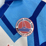 Shop 1992 JAWS X JAPANESE MOVIE MASHUP SHIRT (L) PIENNE, classic football shirts, vintage football shirts & retro soccer jerseys at Cult Kits