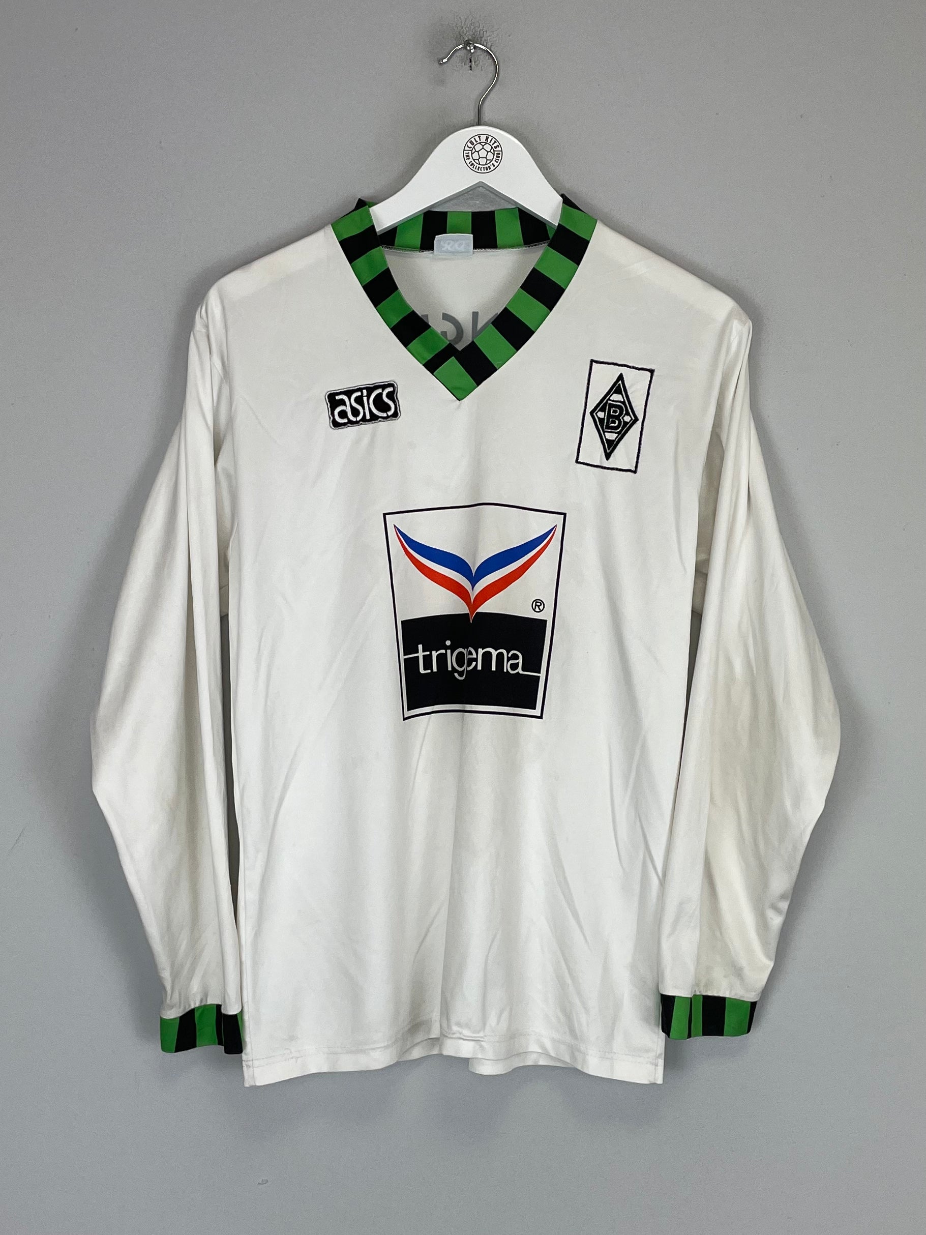 Shop 1992/94 MONCHENGLADBACH L/S HOME SHIRT (S) ASICS, classic football shirts, vintage football shirts & retro soccer jerseys at Cult Kits