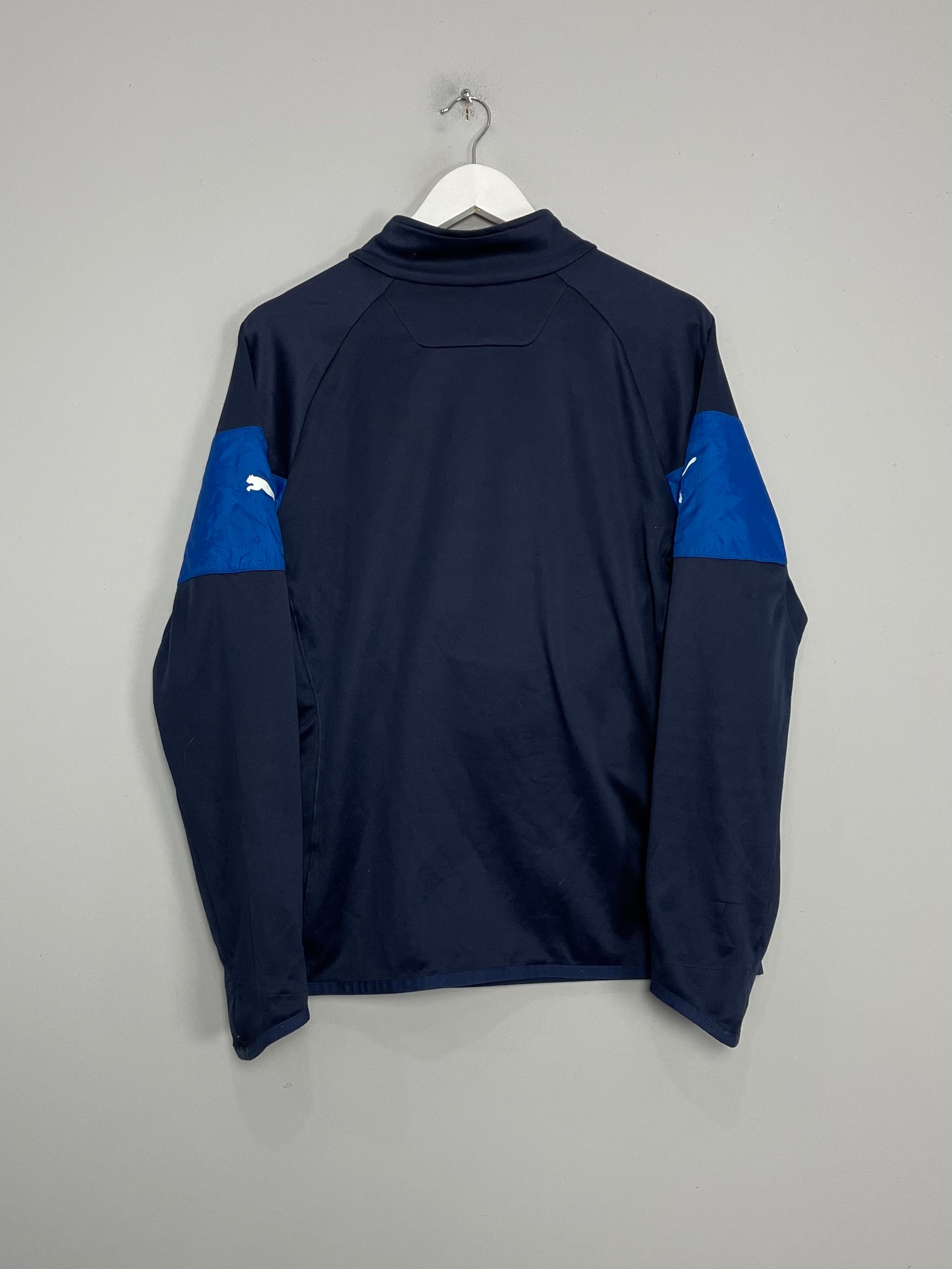 Shop 2014/15 ITALY 1/4 ZIP JACKET (M) PUMA, classic football shirts, vintage football shirts & retro soccer jerseys at Cult Kits