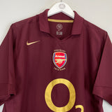 Shop 2005/06 ARSENAL HENRY #14 HOME SHIRT (L) NIKE, classic football shirts, vintage football shirts & retro soccer jerseys at Cult Kits