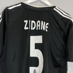 Shop 2004/05 REAL MADRID ZIDANE #5 AWAY SHIRT (M) ADIDAS, classic football shirts, vintage football shirts & retro soccer jerseys at Cult Kits