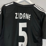 Shop 2004/05 REAL MADRID ZIDANE #5 AWAY SHIRT (M) ADIDAS, classic football shirts, vintage football shirts & retro soccer jerseys at Cult Kits