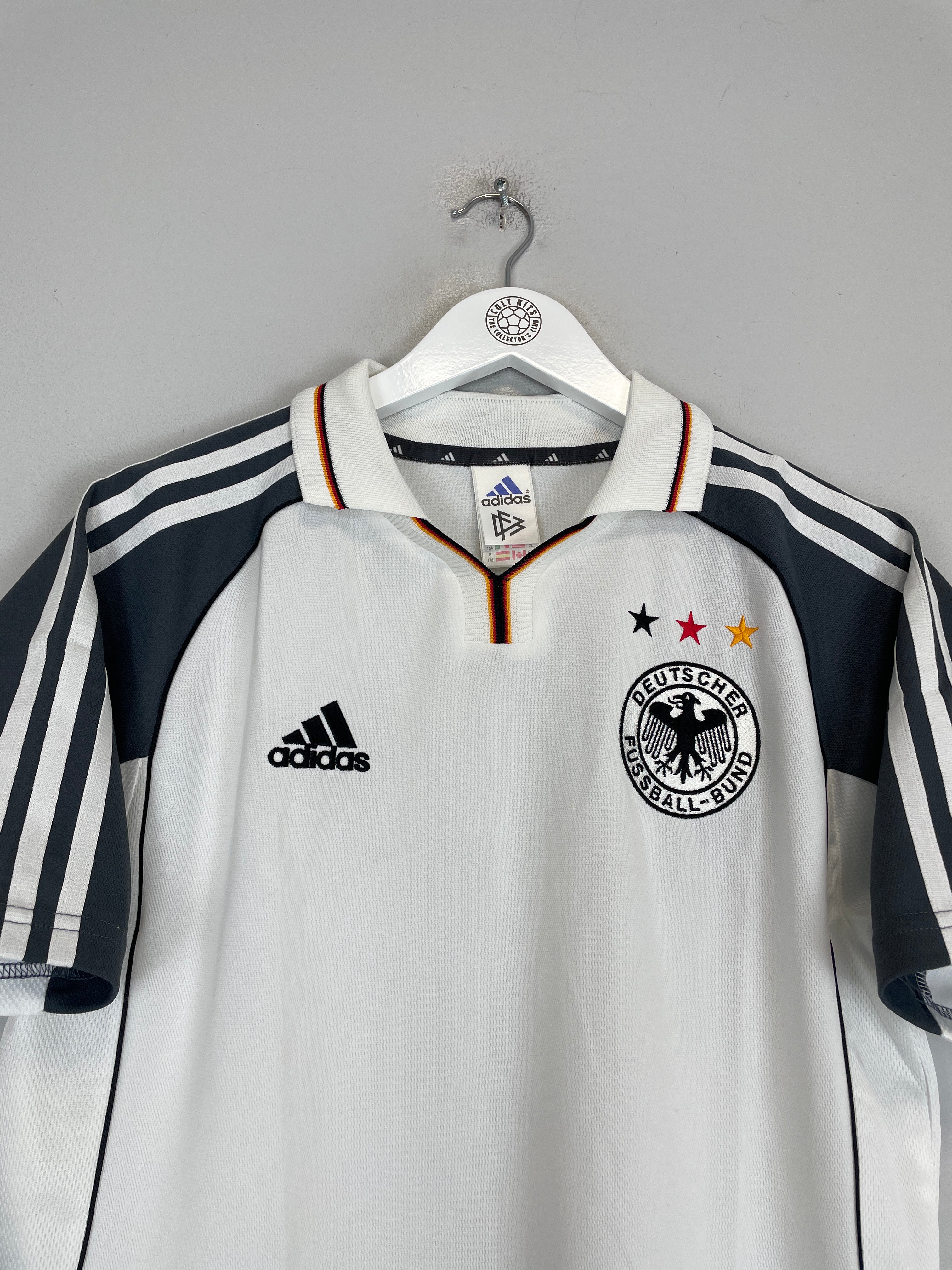 Shop 2000/02 GERMANY HOME SHIRT (S) ADIDAS, classic football shirts, vintage football shirts & retro soccer jerseys at Cult Kits