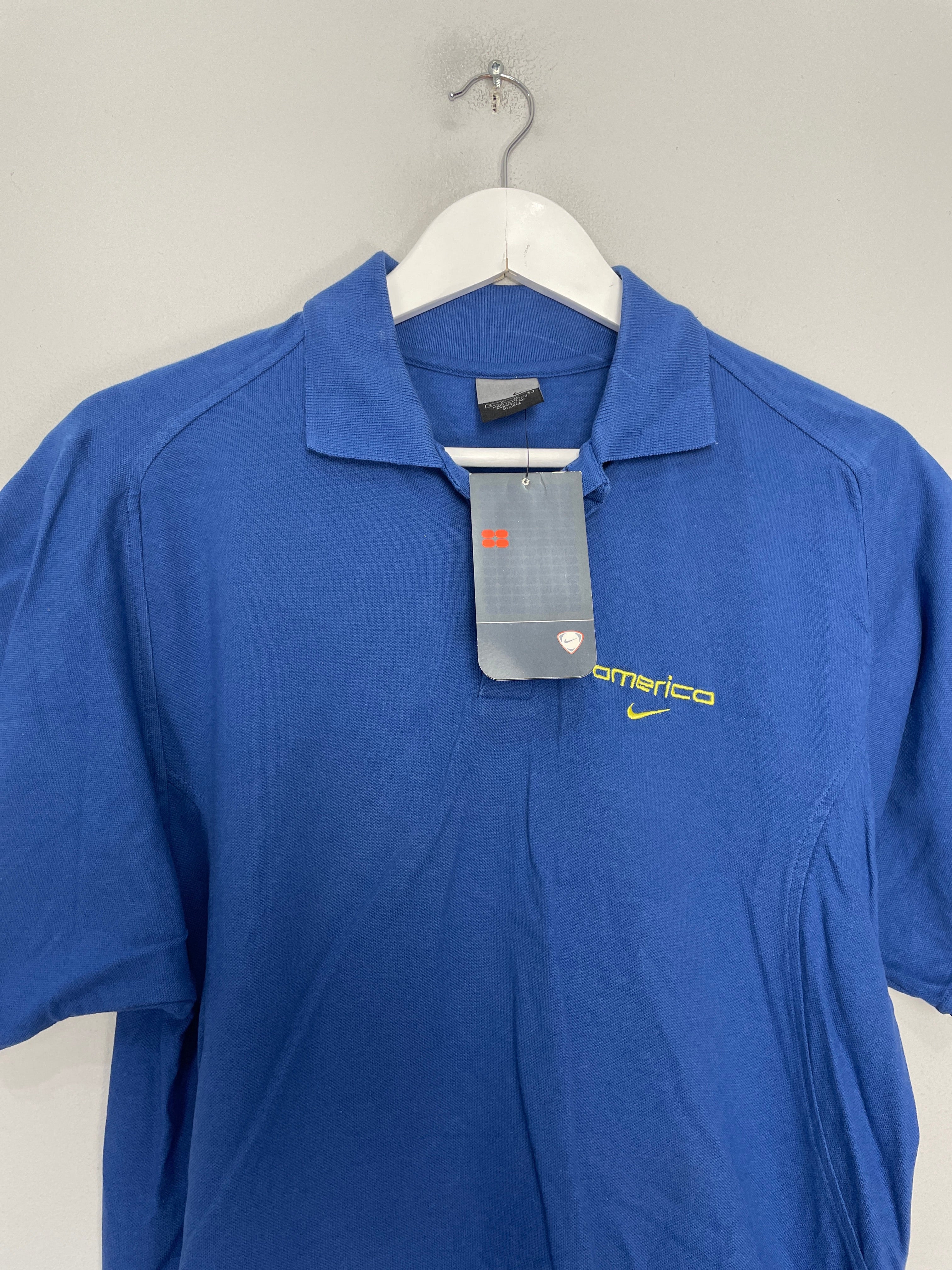 Shop 2005/06 CLUB AMERICA *BNWT* POLO SHIRT (S) NIKE, classic football shirts, vintage football shirts & retro soccer jerseys at Cult Kits