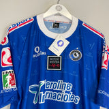 Shop 2002/03 ATLETICO CELAYA *BNWT* TRAINING SHIRT (XL) CRUZEIRO, classic football shirts, vintage football shirts & retro soccer jerseys at Cult Kits