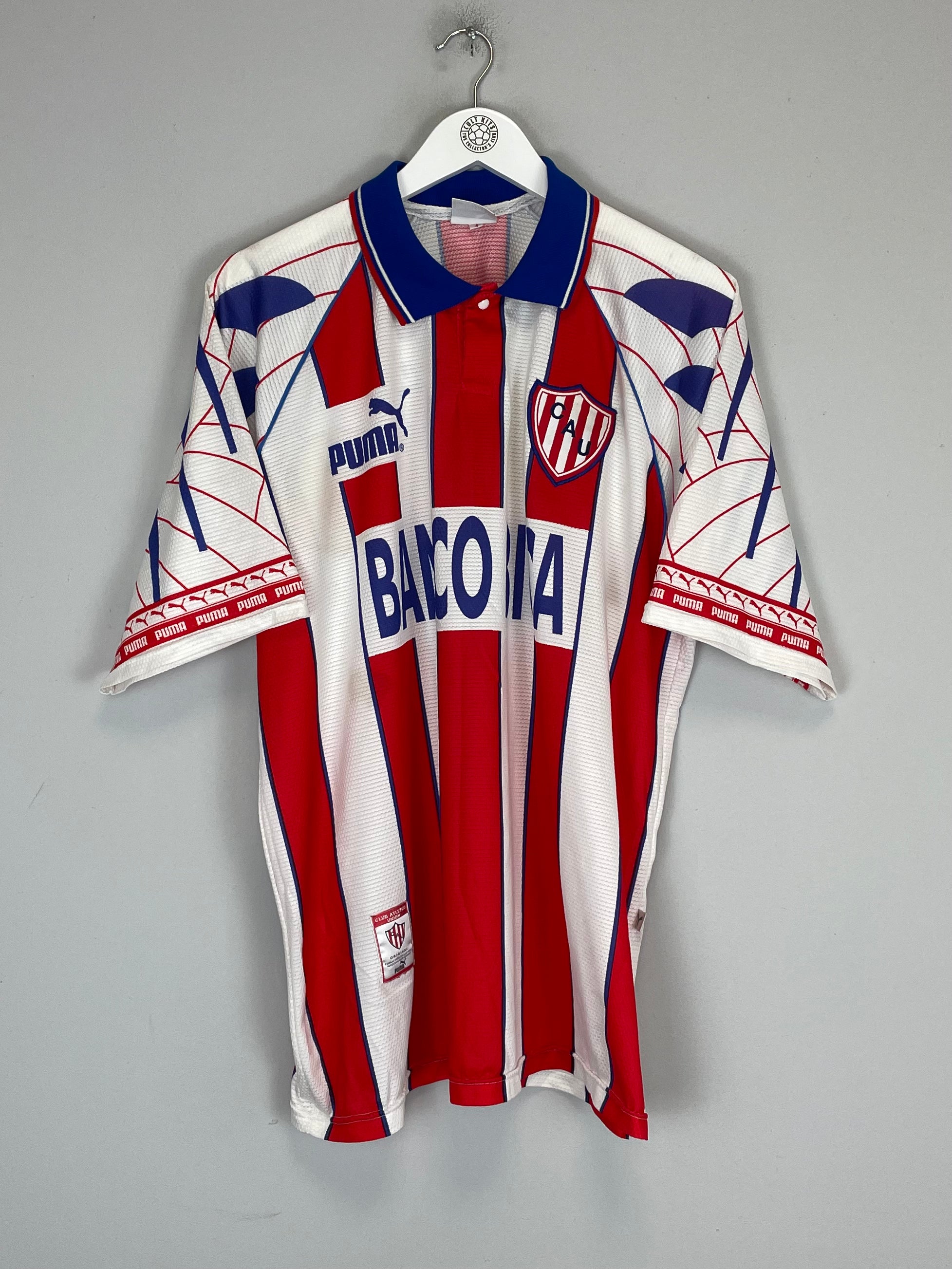 Shop 1997/98 UNION DE SANTA FE HOME SHIRT (L) PUMA, classic football shirts, vintage football shirts & retro soccer jerseys at Cult Kits