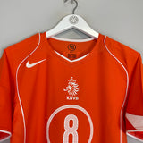 2004/06 NETHERLANDS DAVIDS #8 HOME SHIRT (S) NIKE