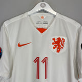 2015 NETHERLANDS ROBBEN #11 AWAY SHIRT (L) NIKE