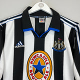 1999/00 NEWCASTLE UNITED SOLANO #14 HOME SHIRT (L) ADIDAS