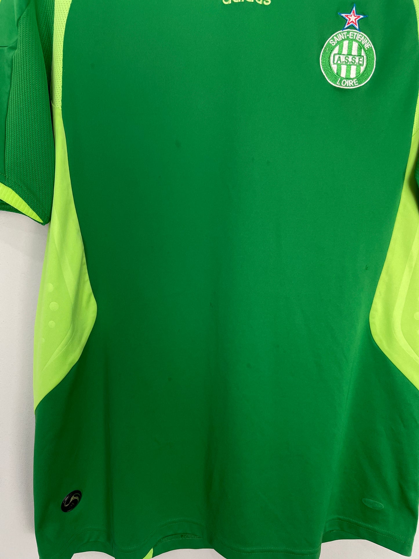 2008/09 SAINT ETIENNE HOME SHIRT (L) ADIDAS
