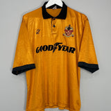 Shop 1993/94 WOLVES HOME SHIRT (XXL) MOLINEUX, classic football shirts, vintage football shirts & retro soccer jerseys at Cult Kits