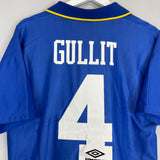 Shop 1995/97 CHELSEA GULLIT #10 HOME SHIRT (M) UMBRO, classic football shirts, vintage football shirts & retro soccer jerseys at Cult Kits