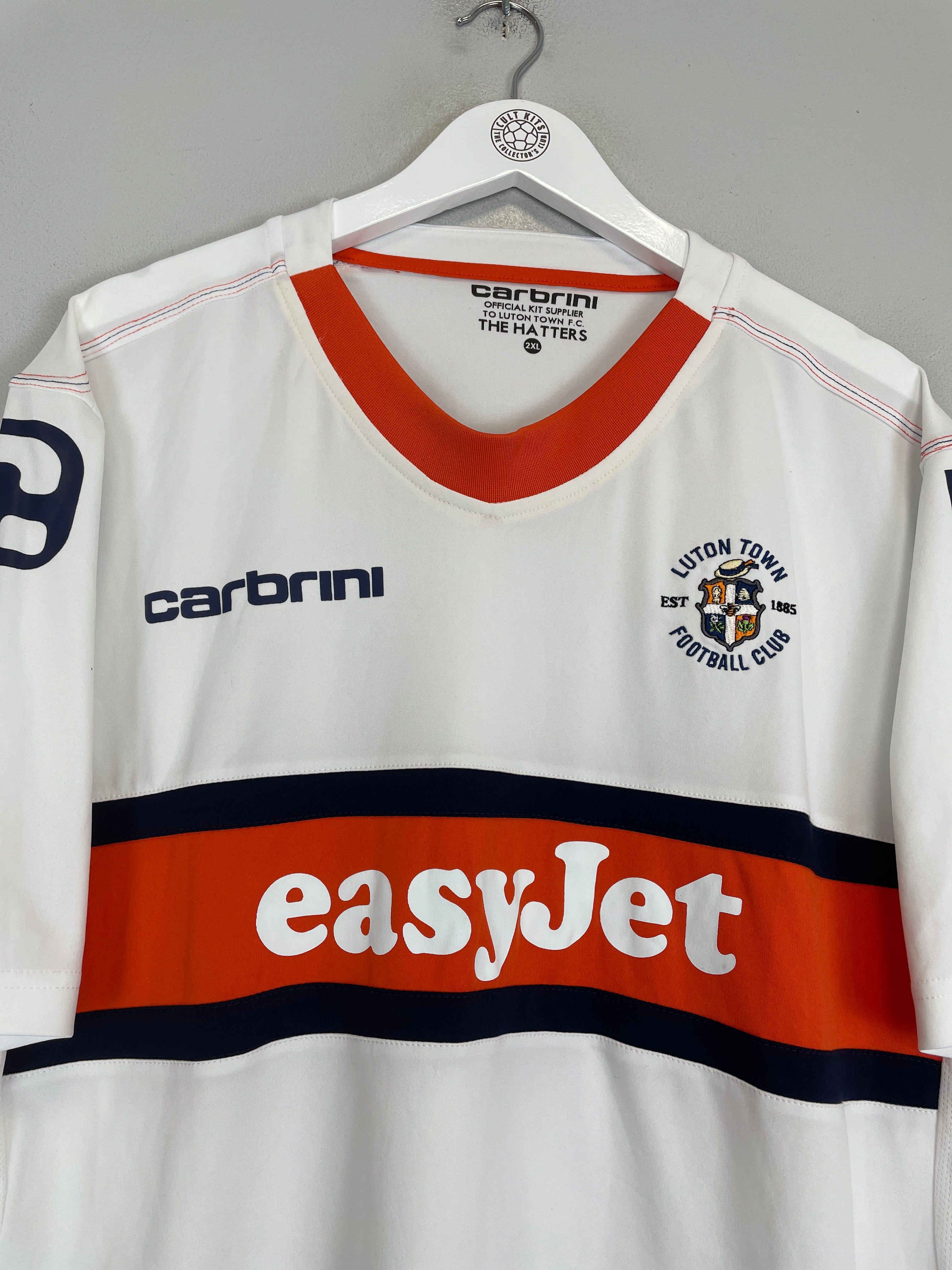 Shop 2012/13 LUTON TOWN AWAY SHIRT (XXL) CARBRINI, classic football shirts, vintage football shirts & retro soccer jerseys at Cult Kits