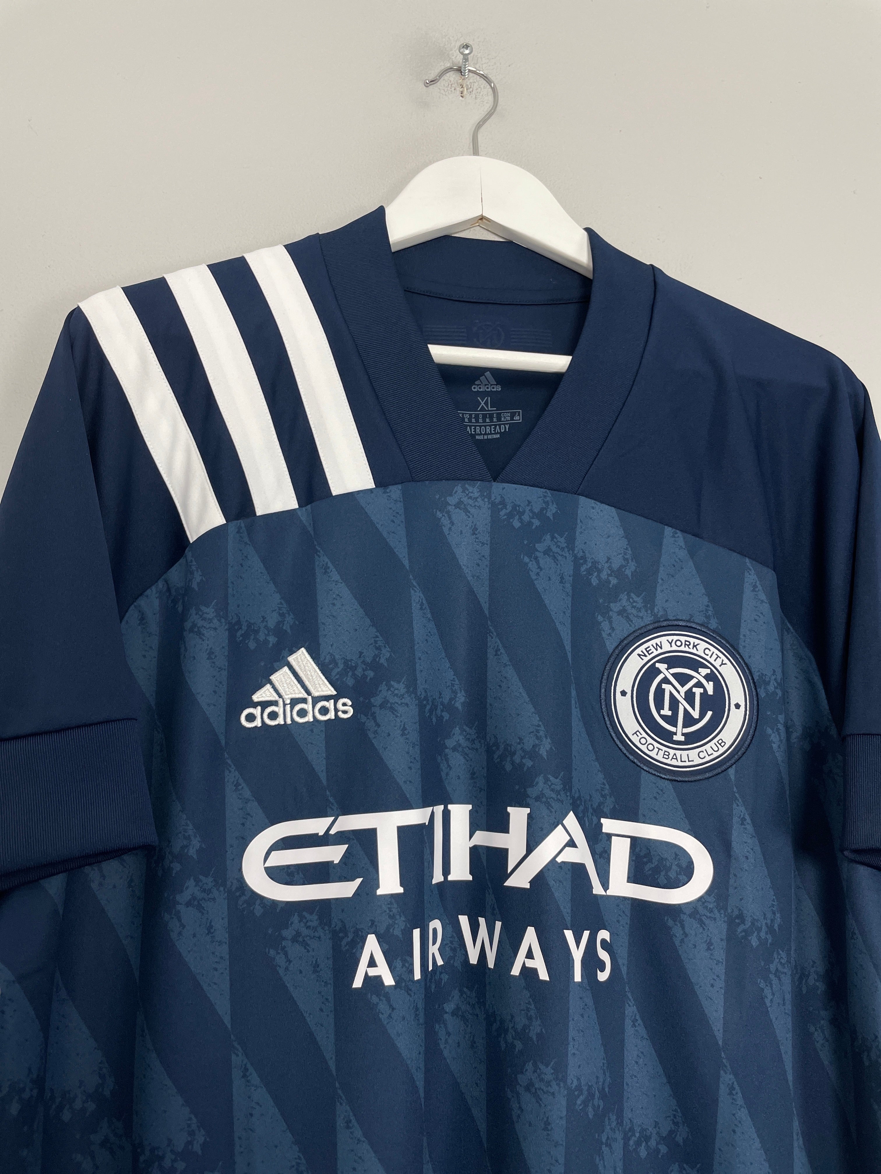 Shop 2020/21 NEW YORK CITY AWAY SHIRT (XL) ADIDAS, classic football shirts, vintage football shirts & retro soccer jerseys at Cult Kits