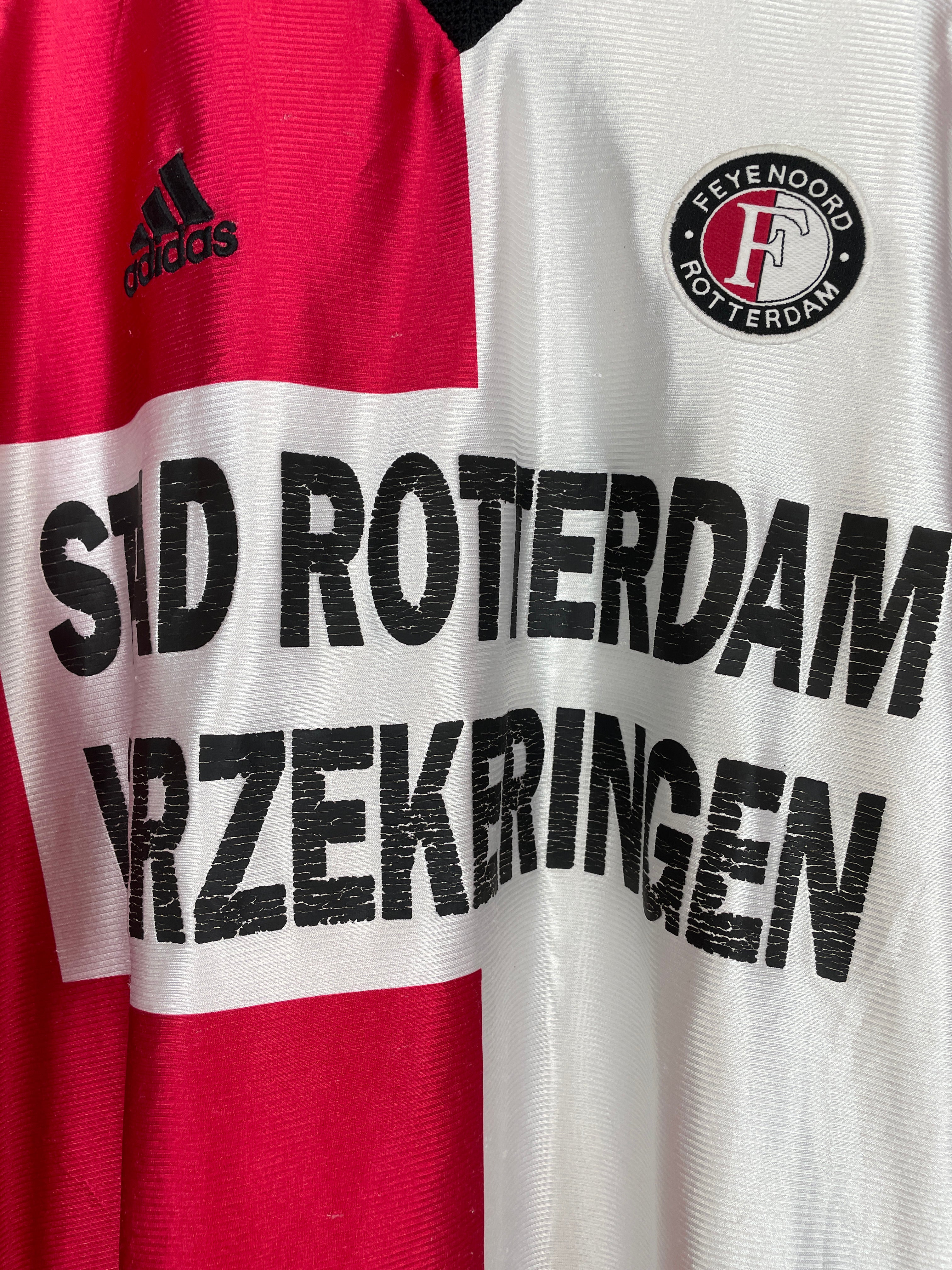 Shop 1998/99 FEYENOORD HOME SHIRT (XL) ADIDAS, classic football shirts, vintage football shirts & retro soccer jerseys at Cult Kits