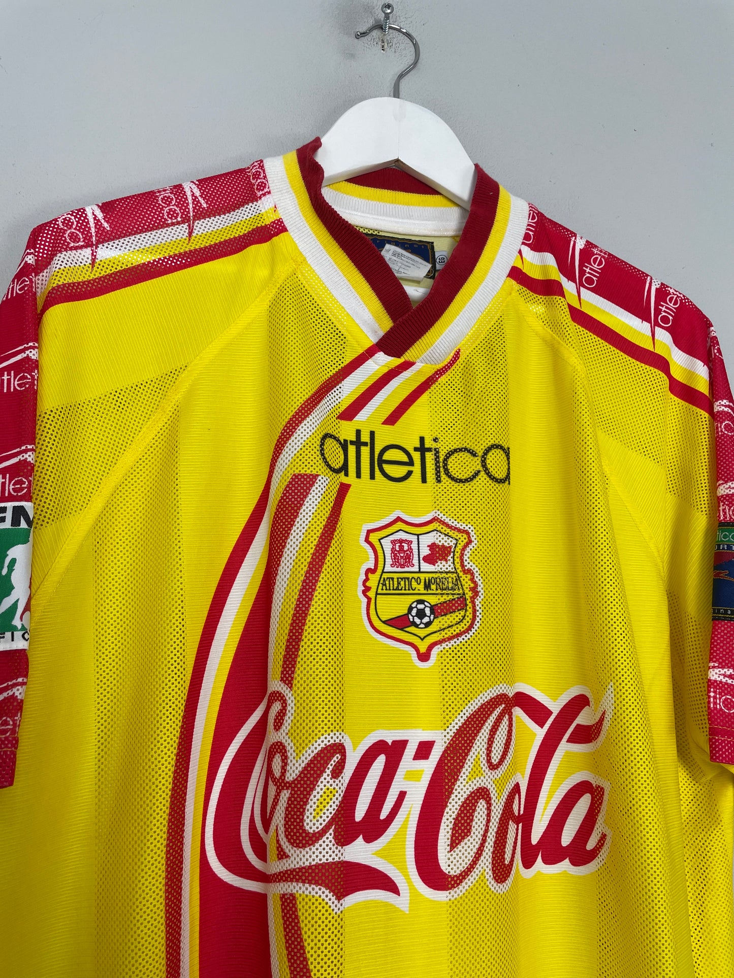 1998/99 MONARCAS MORELIA HOME SHIRT (XL) ATLETICA