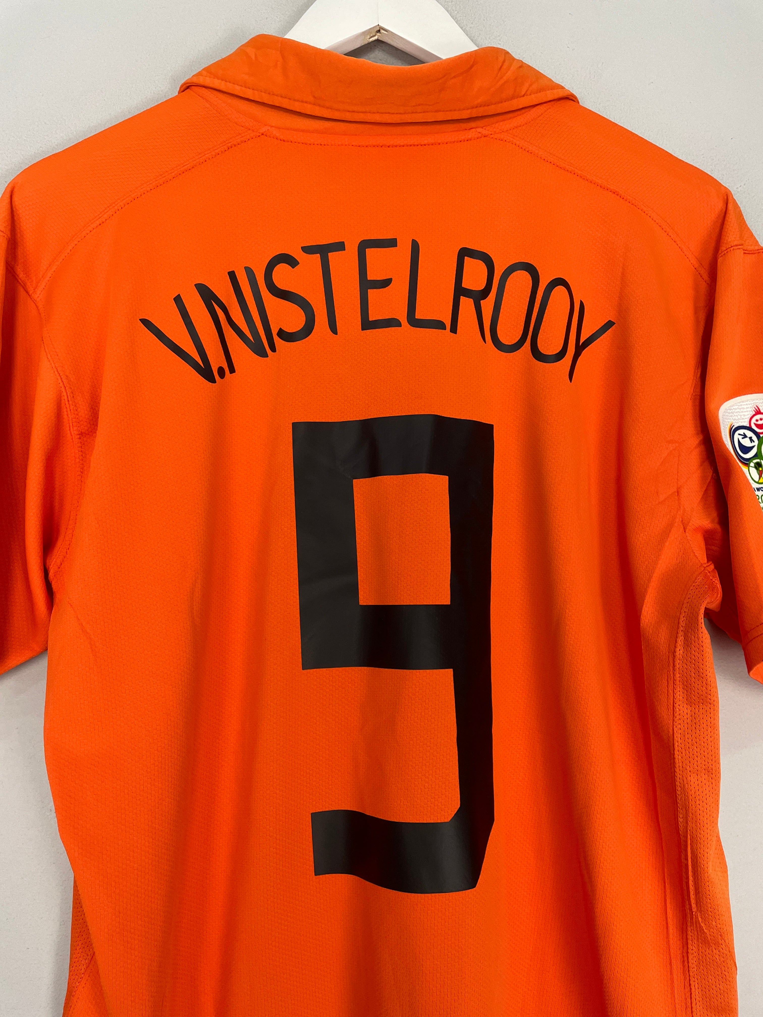 Shop 2006/08 NETHERLANDS V.NISTELROOY #9 HOME SHIRT (M) NIKE, classic football shirts, vintage football shirts & retro soccer jerseys at Cult Kits