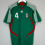 Shop 2007/08 MEXICO R.MARQUEZ #4 HOME SHIRT (M) ADIDAS, classic football shirts, vintage football shirts & retro soccer jerseys at Cult Kits