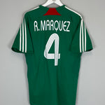Shop 2007/08 MEXICO R.MARQUEZ #4 HOME SHIRT (M) ADIDAS, classic football shirts, vintage football shirts & retro soccer jerseys at Cult Kits