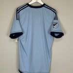 Shop 2015/17 SPORTING KANSAS CITY *BNWT* HOME SHIRT (L) ADIDAS, classic football shirts, vintage football shirts & retro soccer jerseys at Cult Kits