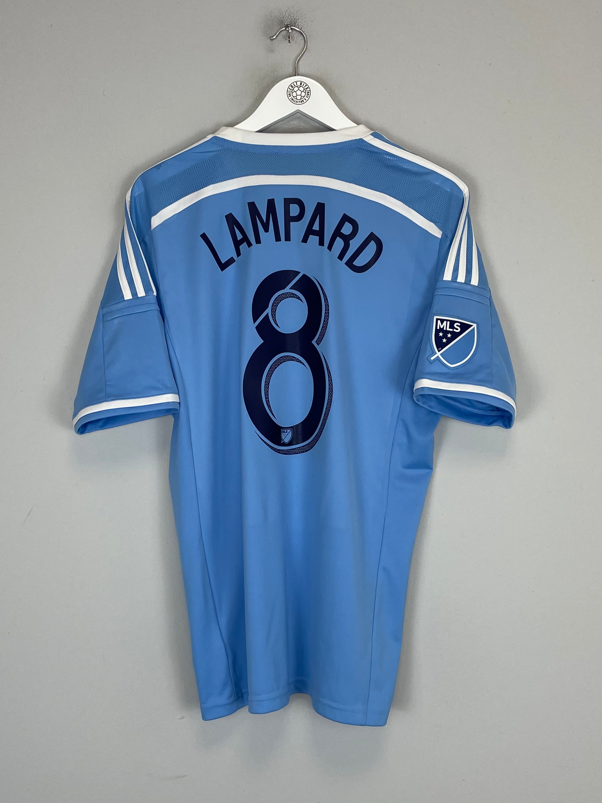 Shop 2015/16 NEW YORK CITY LAMPARD #8 HOME SHIRT (L) ADIDAS, classic football shirts, vintage football shirts & retro soccer jerseys at Cult Kits