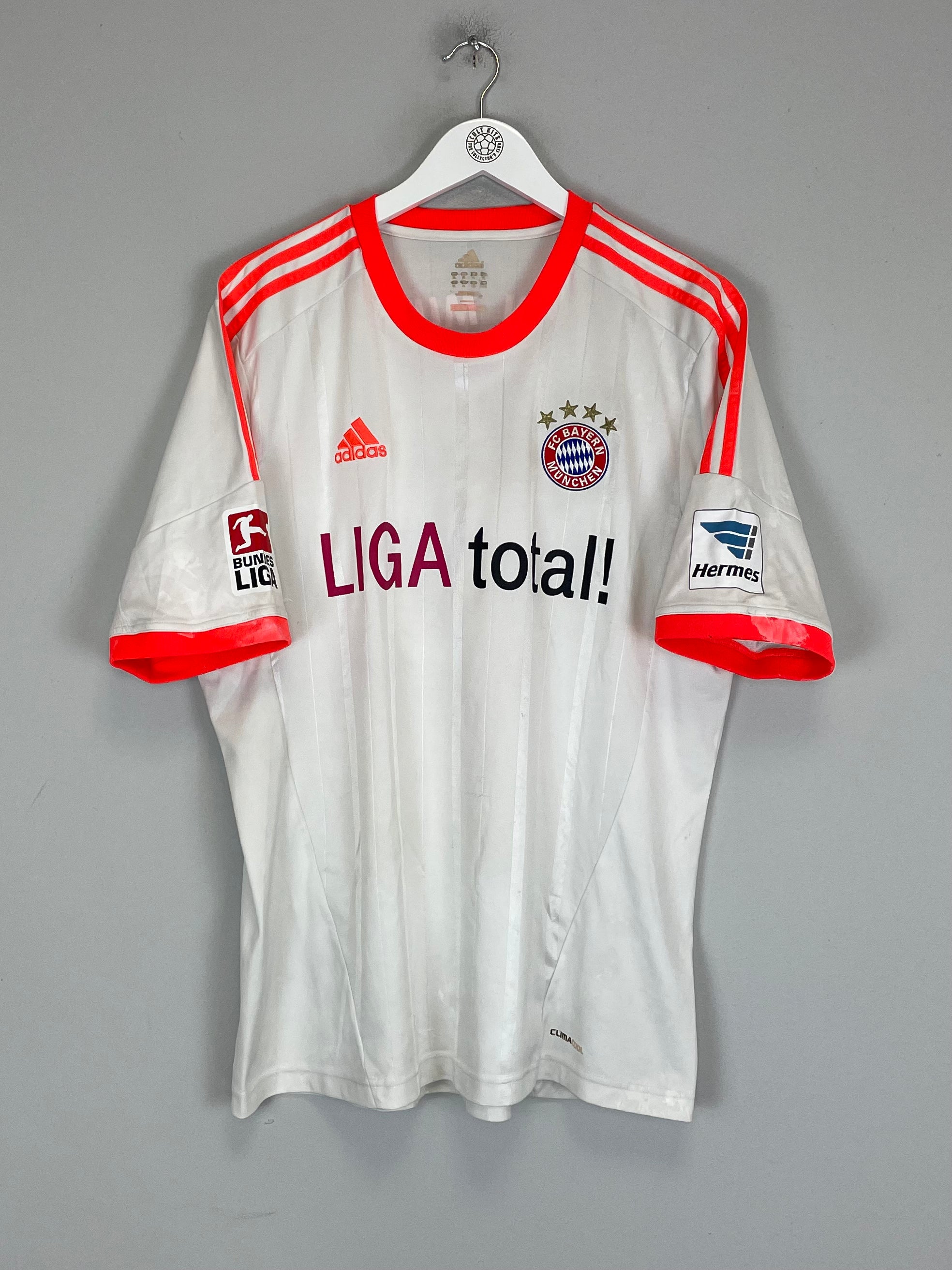 Shop 2012/13 BAYERN MUNICH ROBBEN #10 AWAY SHIRT (XL) ADIDAS, classic football shirts, vintage football shirts & retro soccer jerseys at Cult Kits
