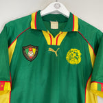 Shop 1998/99 CAMEROON HOME SHIRT (S) PUMA, classic football shirts, vintage football shirts & retro soccer jerseys at Cult Kits