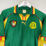 Shop 1998/99 CAMEROON HOME SHIRT (S) PUMA, classic football shirts, vintage football shirts & retro soccer jerseys at Cult Kits