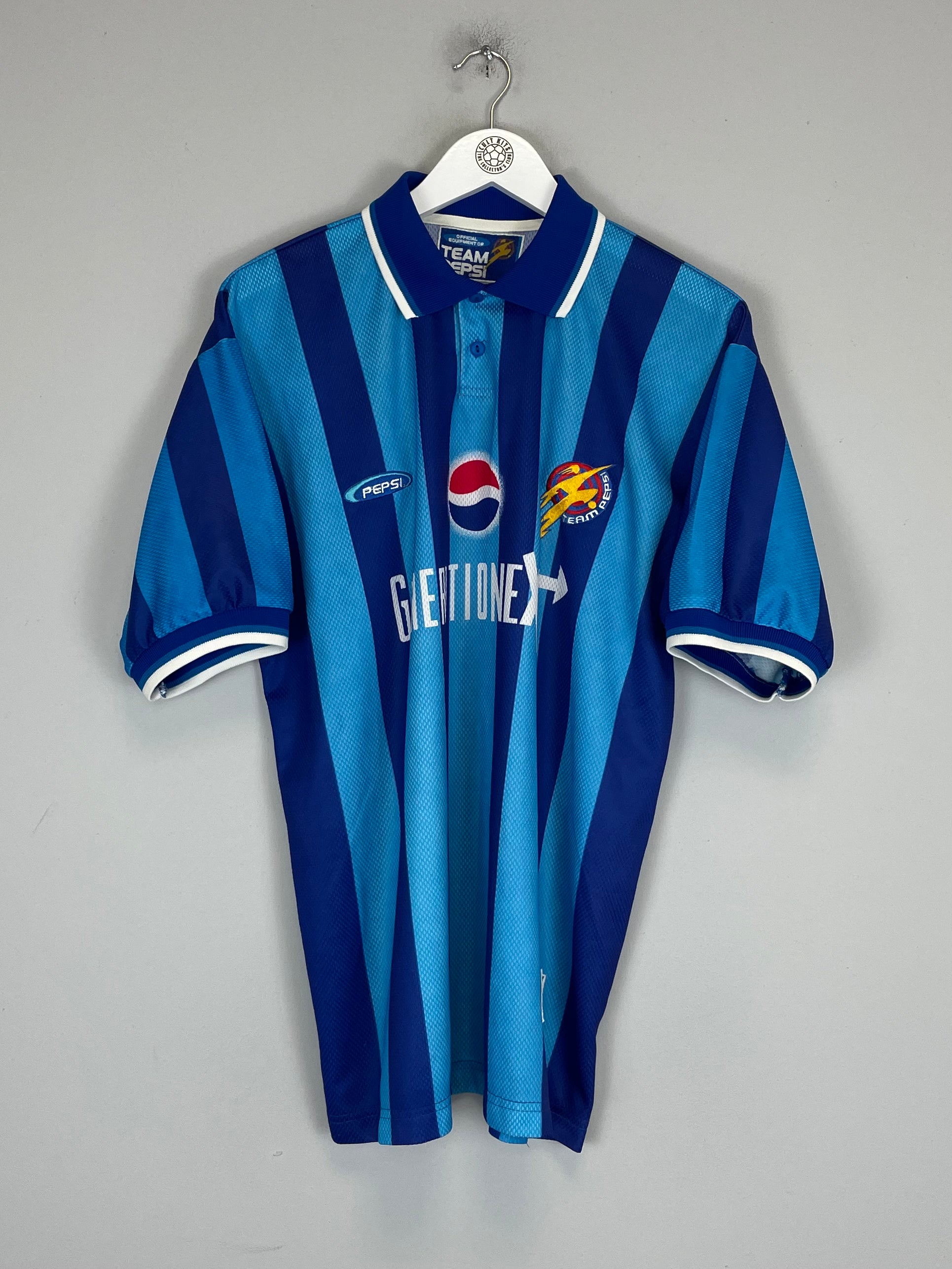 Shop 1997 PEPSI 'GENERATION NEXT' SHIRT (L), classic football shirts, vintage football shirts & retro soccer jerseys at Cult Kits