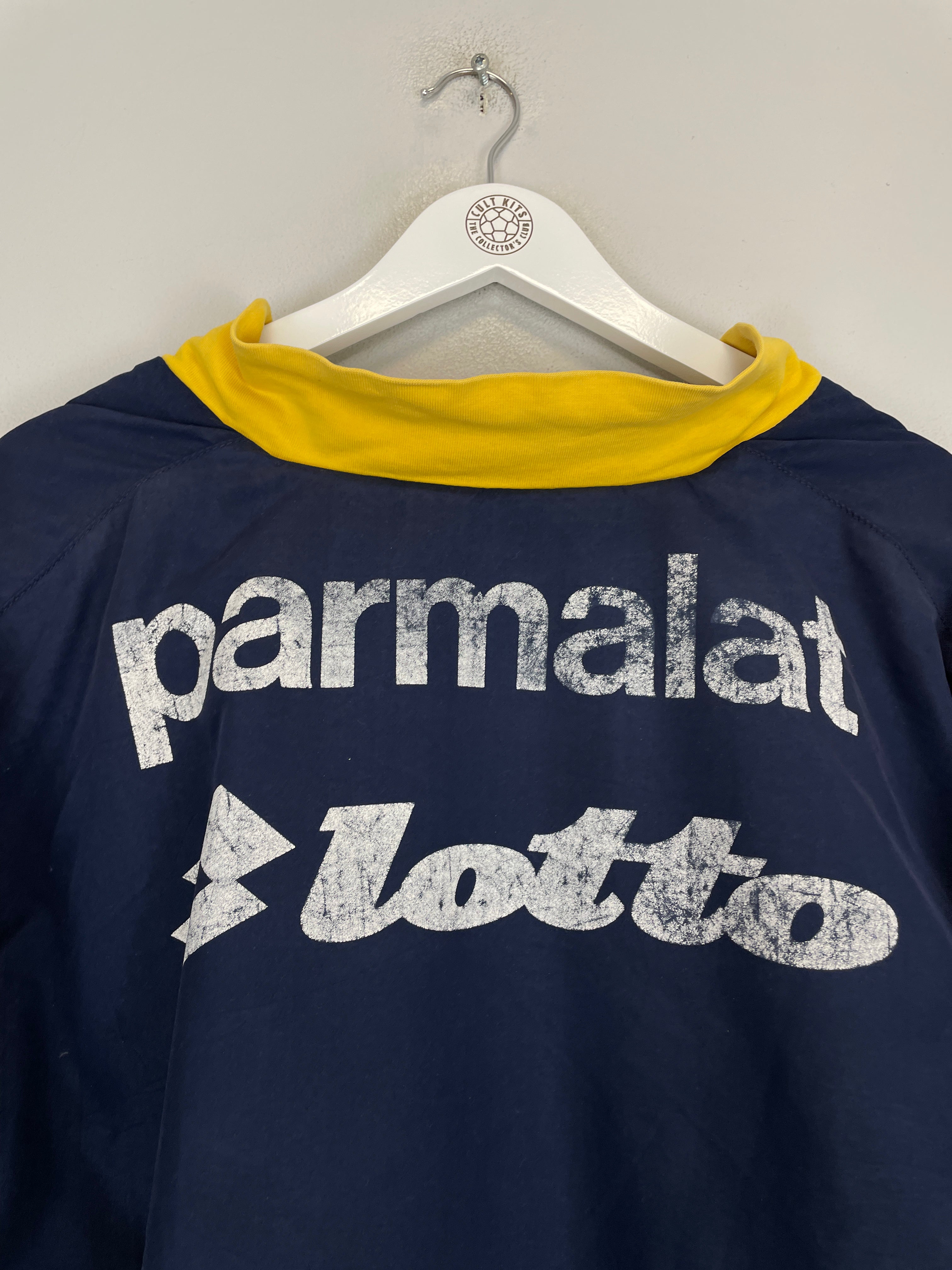 Shop 1998/99 PARMA TRACK JACKET (L) LOTTO, classic football shirts, vintage football shirts & retro soccer jerseys at Cult Kits