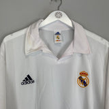 2001/02 REAL MADRID *CENTENARY* HOME SHIRT (XL) ADIDAS