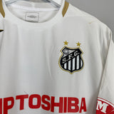 Shop 2007/08 SANTOS #2 HOME SHIRT (XL) UMBRO, classic football shirts, vintage football shirts & retro soccer jerseys at Cult Kits