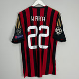 Shop 2013/14 AC MILAN KAKA #22 C/L HOME SHIRT (L) ADIDAS, classic football shirts, vintage football shirts & retro soccer jerseys at Cult Kits