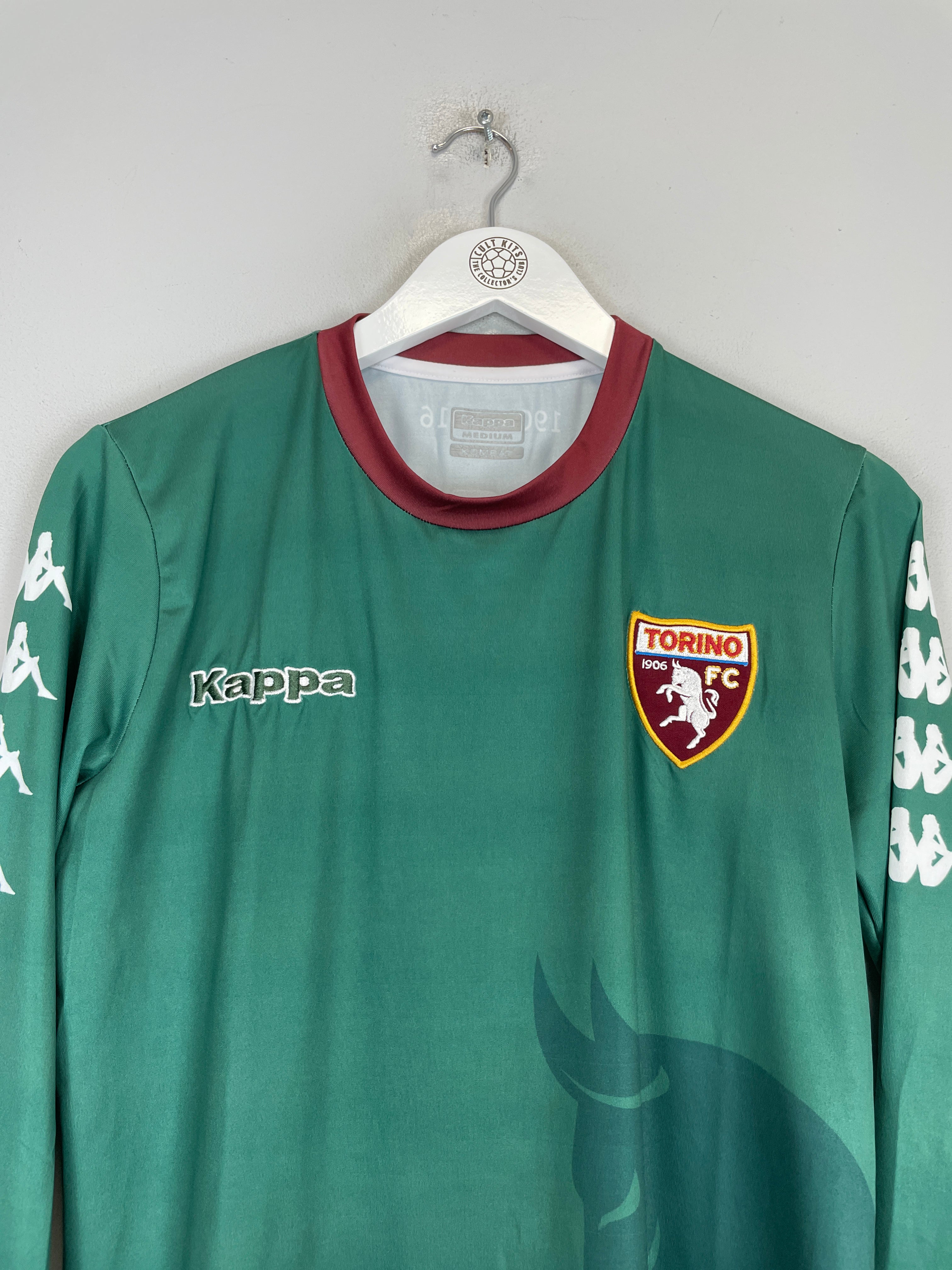 Shop 2017/18 TORINO BELOTTI #9 L/S AWAY SHIRT (M) KAPPA, classic football shirts, vintage football shirts & retro soccer jerseys at Cult Kits