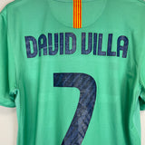 2010/11 BARCELONA DAVID VILLA #7 AWAY SHIRT (M) NIKE
