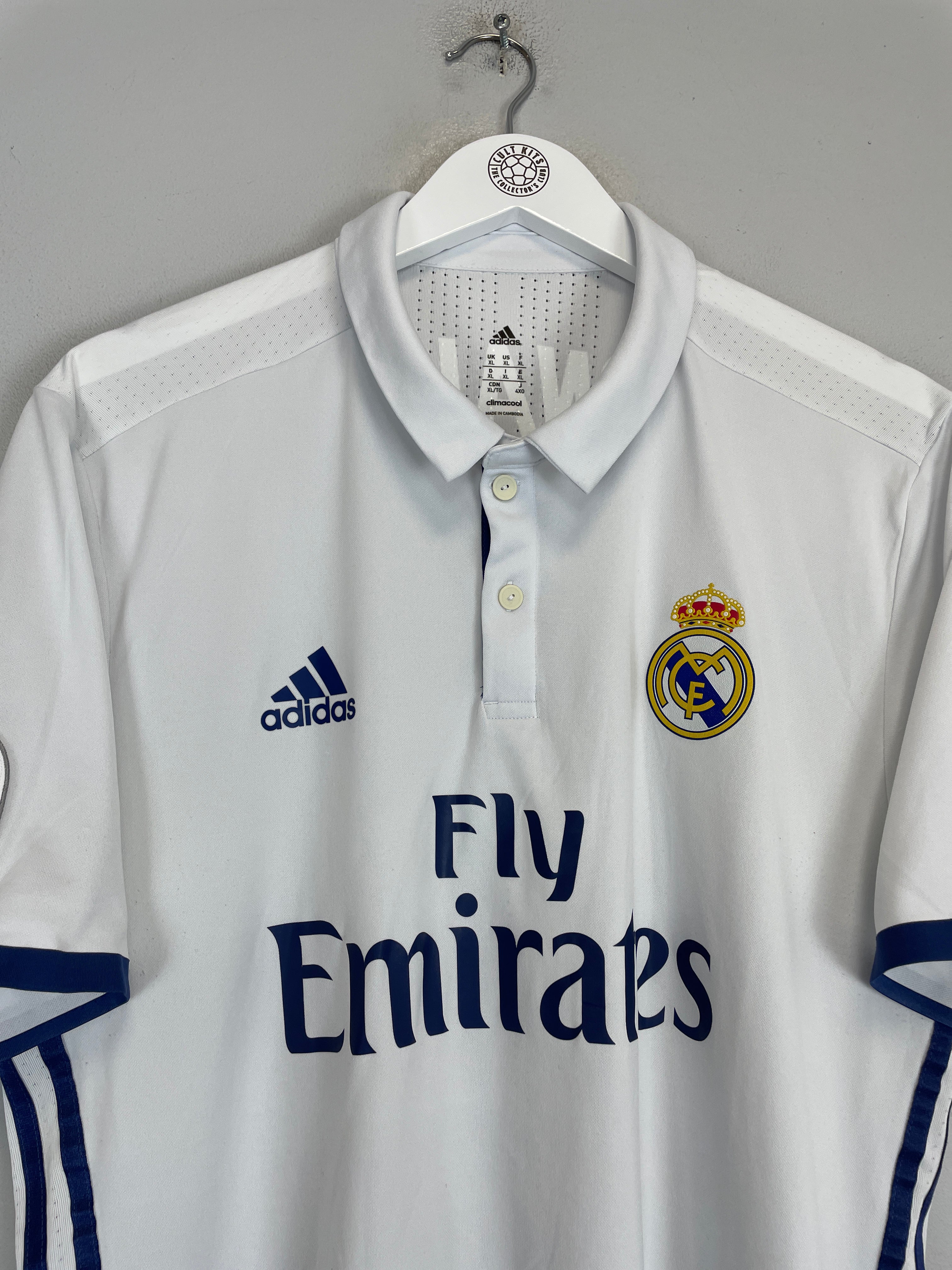 Shop 2016/17 REAL MADRID RONALDO #7 HOME SHIRT (XL) ADIDAS, classic football shirts, vintage football shirts & retro soccer jerseys at Cult Kits