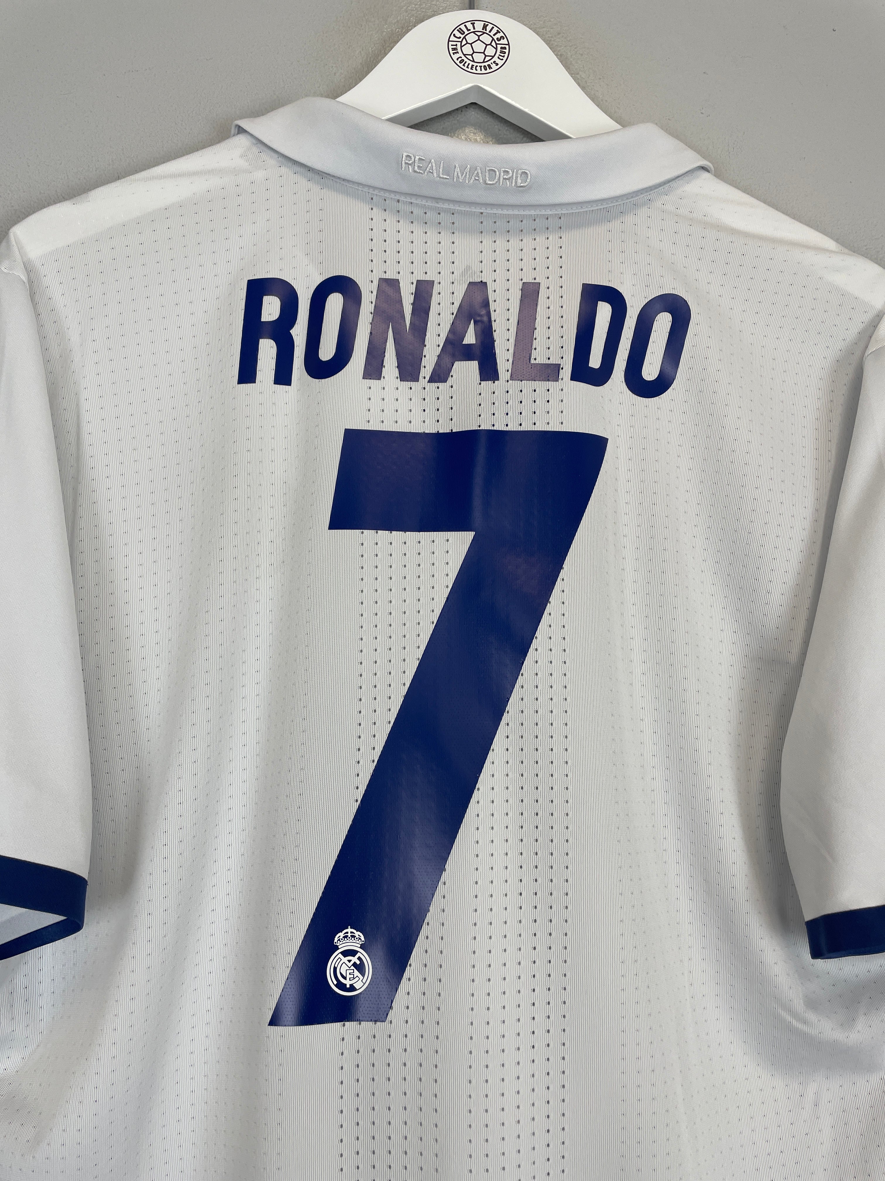 Shop 2016/17 REAL MADRID RONALDO #7 HOME SHIRT (XL) ADIDAS, classic football shirts, vintage football shirts & retro soccer jerseys at Cult Kits