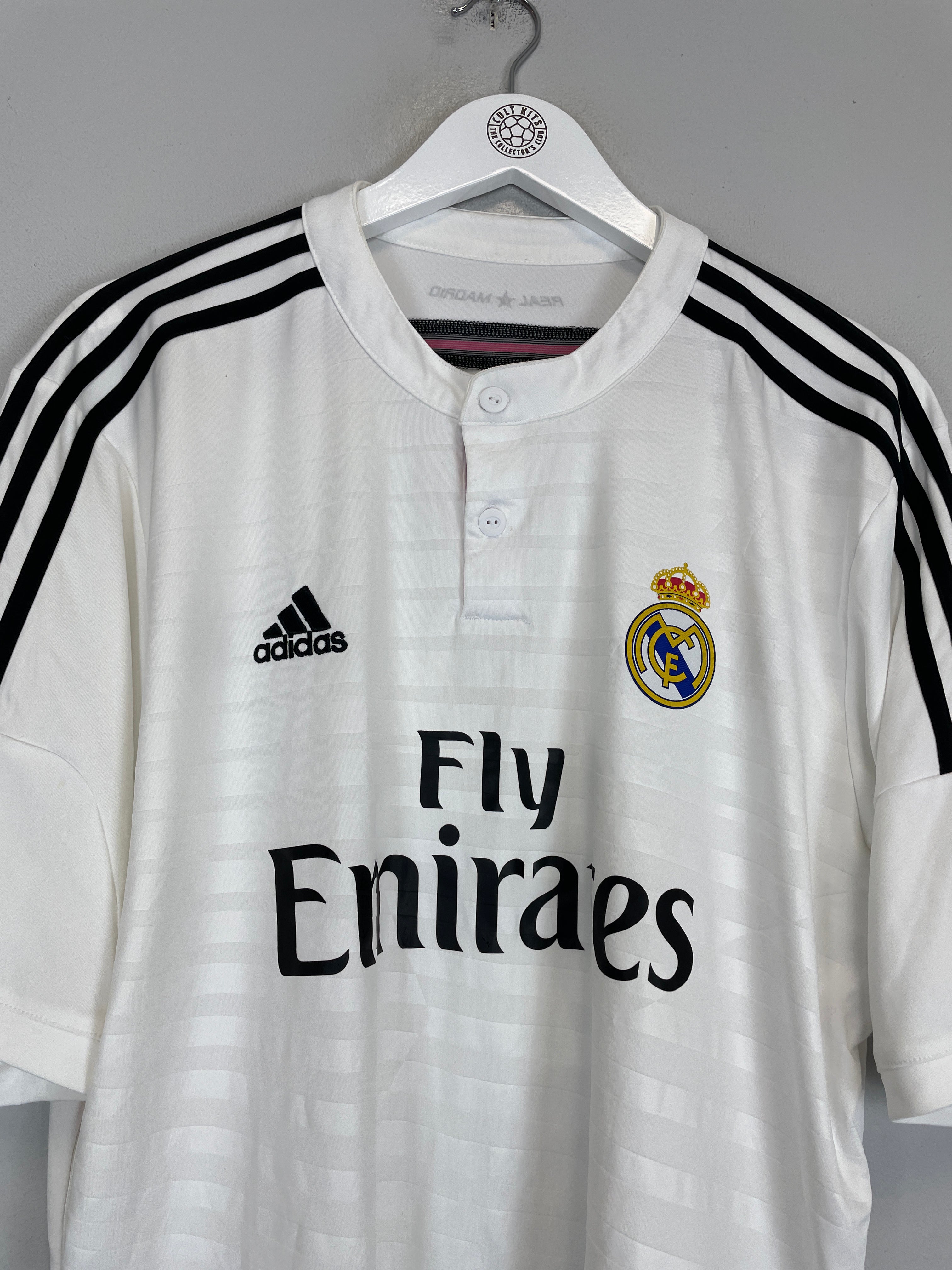 Shop 2014/15 REAL MADRID RONALDO #7 HOME SHIRT (XL) ADIDAS, classic football shirts, vintage football shirts & retro soccer jerseys at Cult Kits