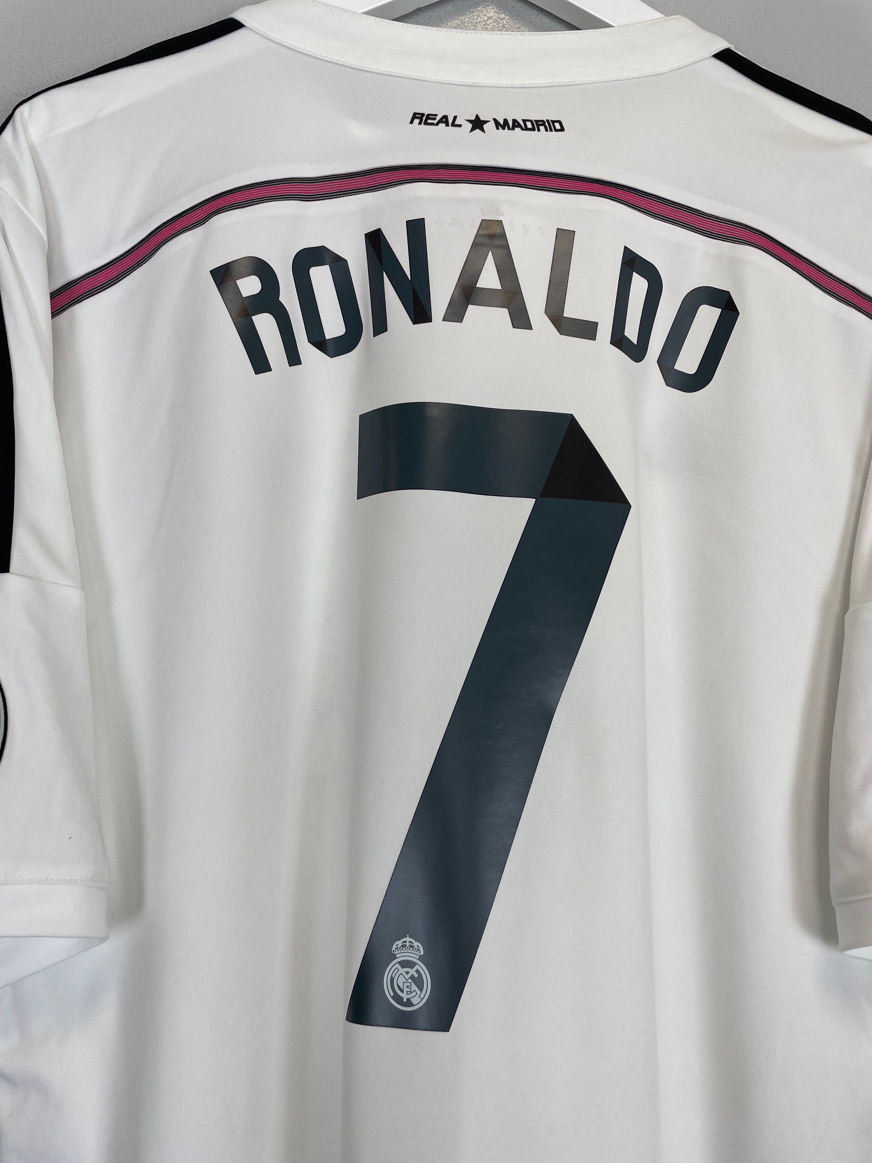 Shop 2014/15 REAL MADRID RONALDO #7 HOME SHIRT (XL) ADIDAS, classic football shirts, vintage football shirts & retro soccer jerseys at Cult Kits