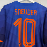 Shop 2014/15 NETHERLANDS SNEIJDER #10 AWAY SHIRT (XL) NIKE, classic football shirts, vintage football shirts & retro soccer jerseys at Cult Kits