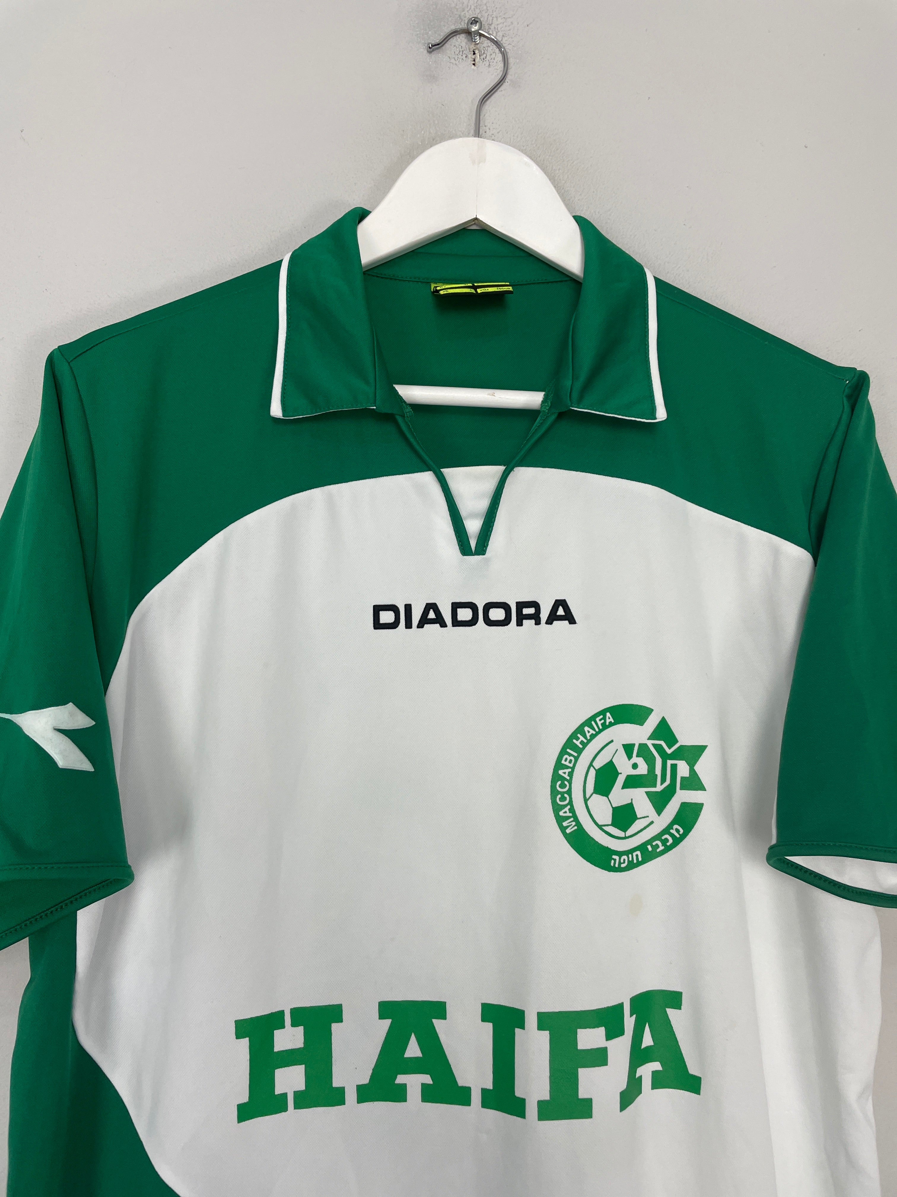 Shop 2005/06 MACCABI HAIFA #20 TRAINING SHIRT (L) DIADORA, classic football shirts, vintage football shirts & retro soccer jerseys at Cult Kits